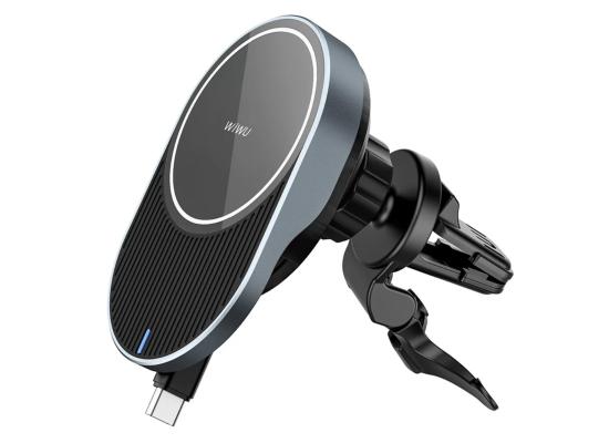 WiWU CH-315 Lacey Magnetic Magsafe Wireless Charging 15W, 1.67A Car Phone Holder